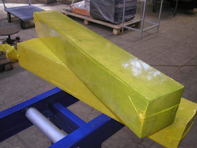 Пленка термоусадочная Т/У 550 мм 50 мкм (желтая)
